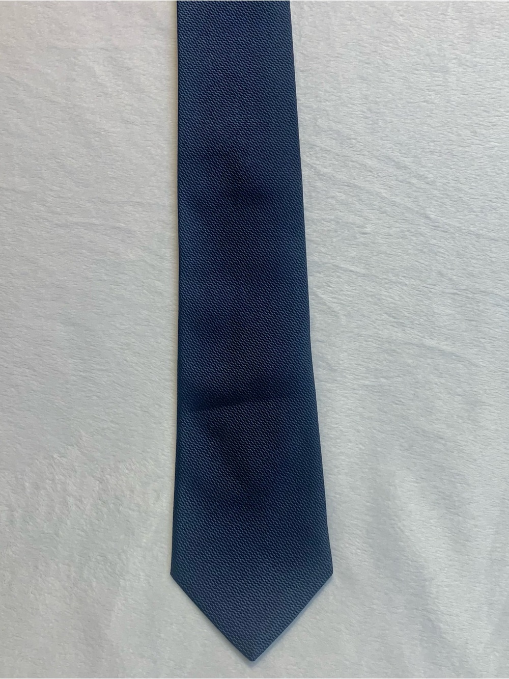 Saks Fifth Avenue Men’s Blue Silk Tie, Made in Italy